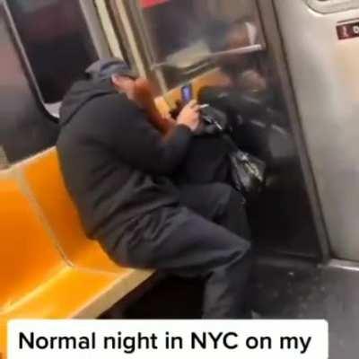 Nigga is definitely on the 2 train, it get real spooky out here at night