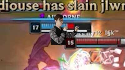 What happens when a full build Cho gets dunked directly on your head