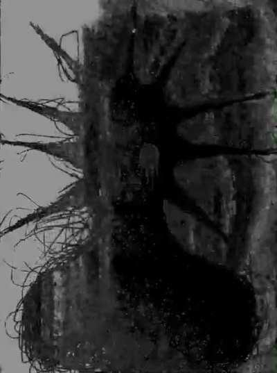 An animation of artwork by u/excisioned 🕷🖤