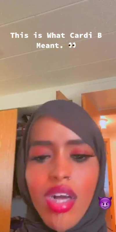 No idea what she meant to be doing