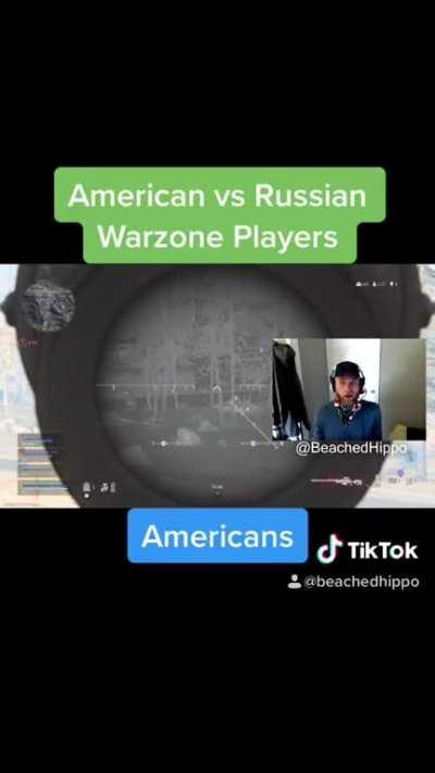 American vs Russian Warzone Players