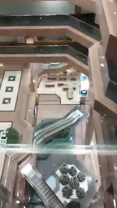 My local m a l l. Whipped the phone out to put some vaporwave.