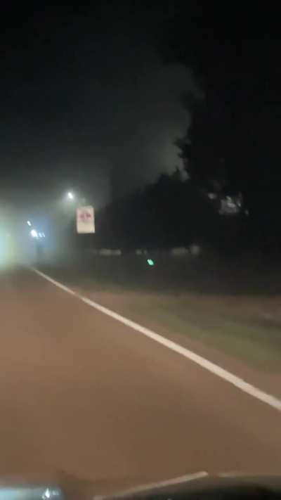 My Dad sees strange figure on his way to work