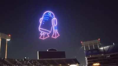 [Highlight] Oakland A's Star Wars Drone Show (08/27/21)