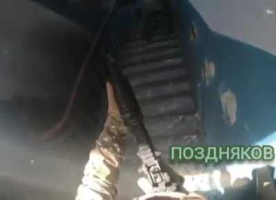 Captured GoPro camera of a dead Ukrainian soldier that seemed to have been headshotted by a wagnerite, his other boys seem to have been shot along side him too