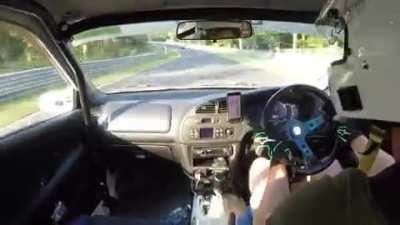 My Evo VI on my favourite section of the Nurburgring 🇩🇪