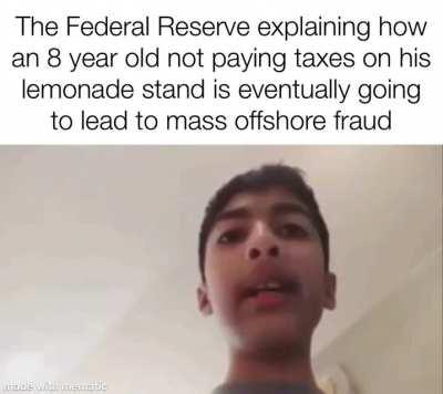 tax evasion is BAD!! IMMORAL!1!! now go to jail where we will pay for everything for you and hemorrhage money