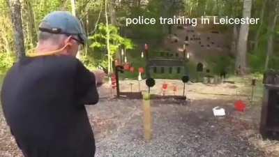 Police training in Leicester