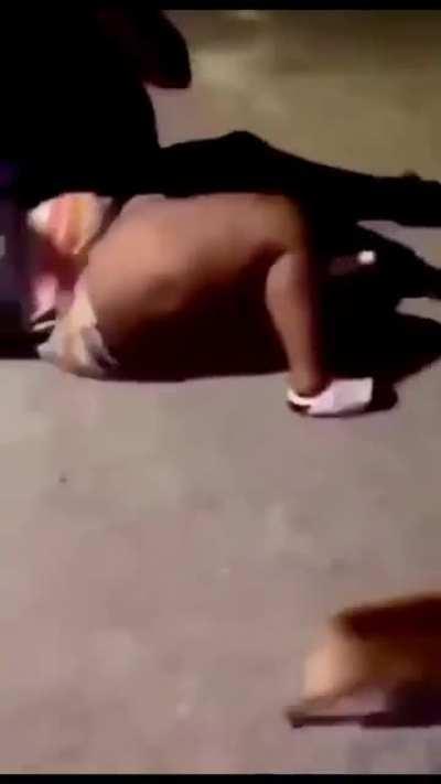 She Has No Clothes Underneath Before She Got A Ass Whoopee