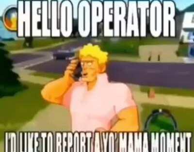 What a yo mama moment