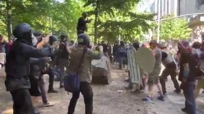 Patriots finally pushing back against antifa fascists