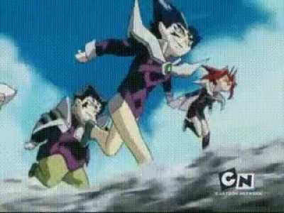 The entirety of a Beyblade the fierce battle as a gif