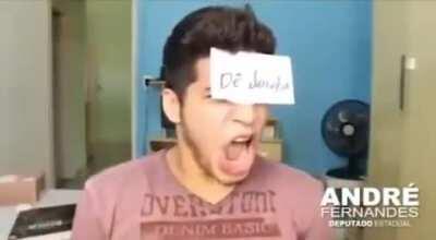 André Fernandes de Moura - Dep. Estadual cearense, bolsonarista, demonstrando toda sua vocação política...