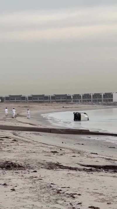 From beach flips to hot water! The 'beach flipping guy' finds himself facing the public prosecutor after allegedly stealing a car from a 20-year-old Kuwaiti girl. I hope he is really ok though