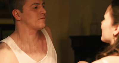 Attractive young wife seducing her husband's colleague to manipulate/convince him with her evil intentions