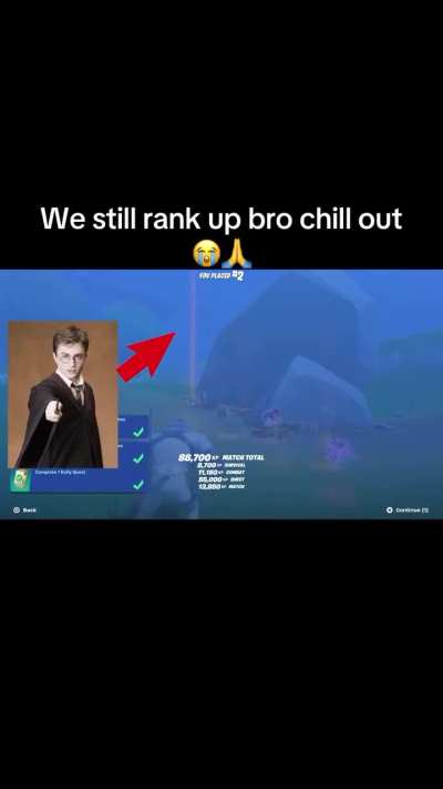 Second place isn't that bad, Potter