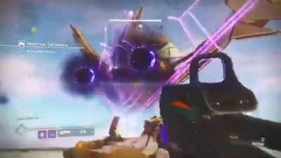 The violent collision of 2 small enough black holes