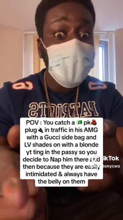 This black tony guy really has something against Asians 😂 I’ve seen him pop up on my fyp and 5 posts have been about South Asians and even arguing in comments with people chatting shit about them