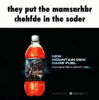 They put him on the bottle