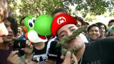 Old but good. reporter covering marijuana legalization in chile got high and end up screaming legalize it!