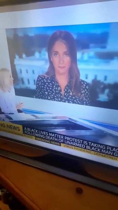 Sky news presenter farts live on air