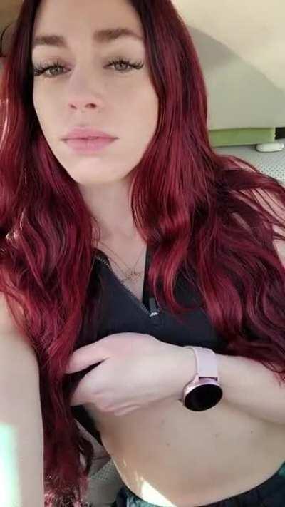 Hm do you think anyone would even notice my small tits?