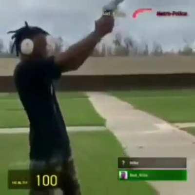 He ain't never shot a gun before