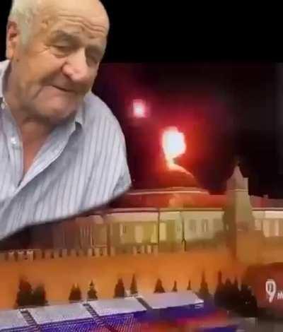 Video of what really happened over the Kremlin