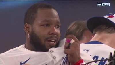 Vladimir Guerrero. Jr reaction to the Blue Jays going to the World Series
