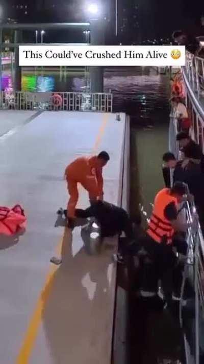 Jumping off the boat early