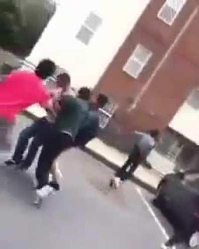 One on one fight explodes after a sucker punch is thrown!