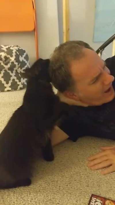 Getting a wash and trim