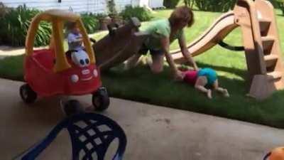 She was trying her best