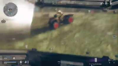 He thought he got away lol