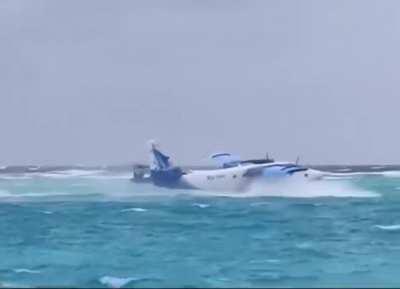 Maldivian Twin Otter pilots & crew braving bad weather to deliver COVID-19 samples & aiding patient transfer (NOT OC)