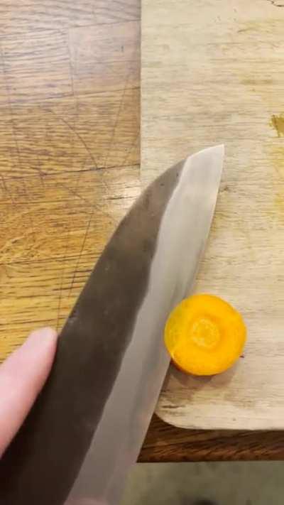 Some say you shouldn’t strop your carbon steel knives after you’ve sharpened them on natural stones, I disagree