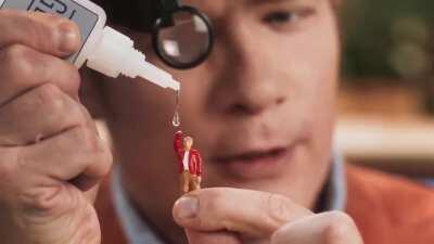 One too many drops there