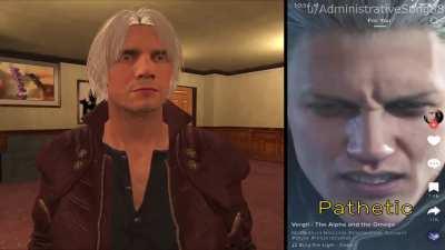 Vergil roasts Dante and Nero