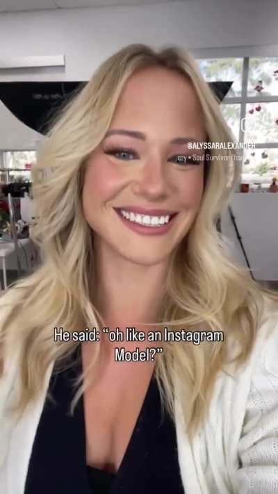 How many of you have seen her before? Well, it depends.