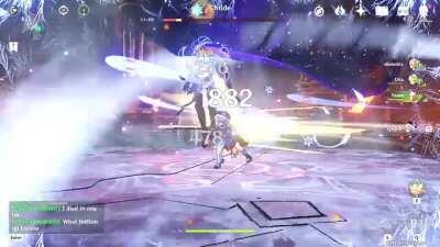 My Qiqi finally did it. 19k burst damage!