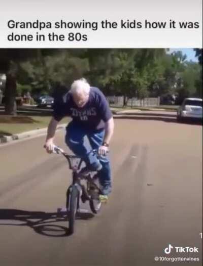 Showing up the youngens'