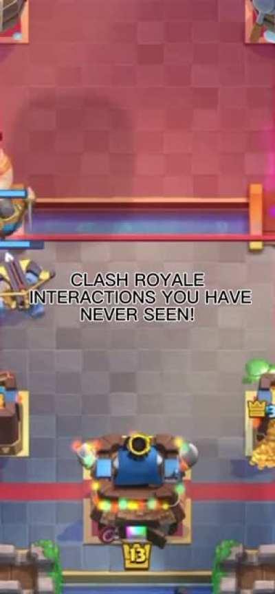 Clash royale interactions you have never seen!