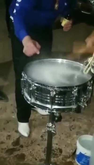 Drummer turns it up to 11