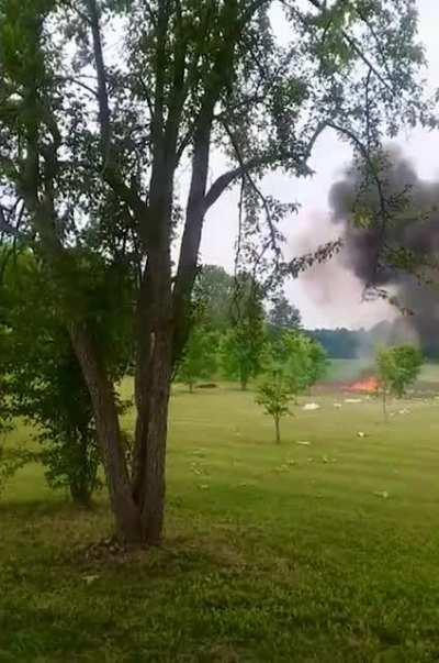 Shooting a fridge full of explosives