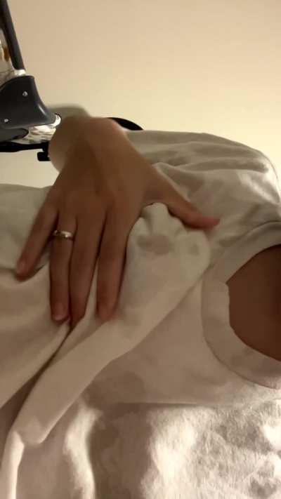 Leaking through my shirt 🤭