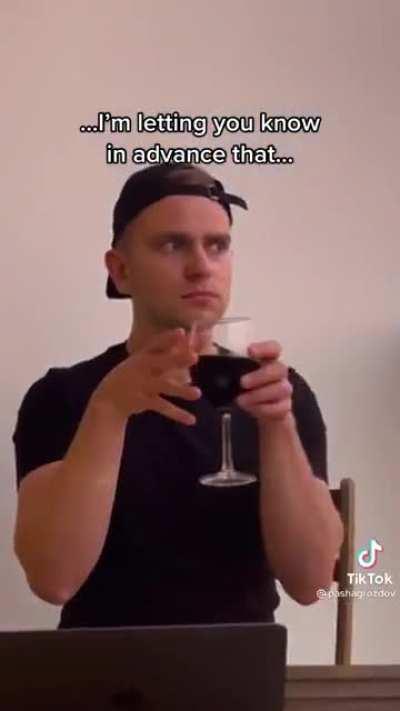 I did so much ass kissing when I quit my job for good, but I really felt like this kid…