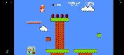 Reminds me of Super Mario Bros.