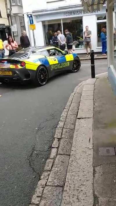 You're NOT going to outrun the cops in Fowey, Cornwall.