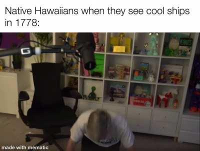 It’s a very weird consequences how the British ships where a sign from the gods.