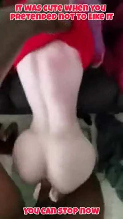 You can stop pretending now